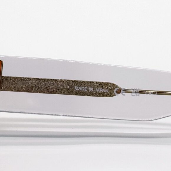 NEW BOTTEGA VENETA BV1230S 001 SUNGLASSES UNISEX CRYSTAL SQUARE BOTTEGA VENETA - Picture 11 of 12